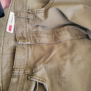 Wrangler Men's Straight Khaki Brown Jeans